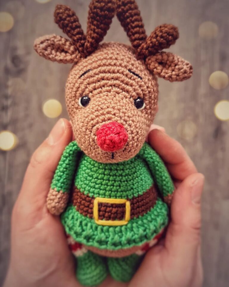 Elf Reindeer Crochet Pattern Free Amigurumi Amigurumi