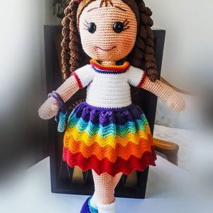 Amigurumi Rainbow Doll Free English Pattern – Amigurumi