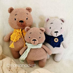 Amigurumi Velvet Cute Teddy Bear Free Pattern – Amigurumi