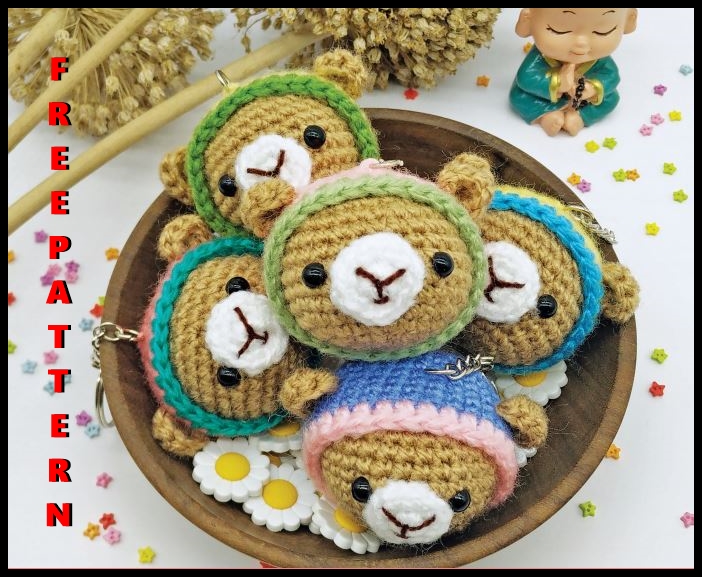Amigurumi Teddy Bear Keychain Free Pattern – Amigurumi