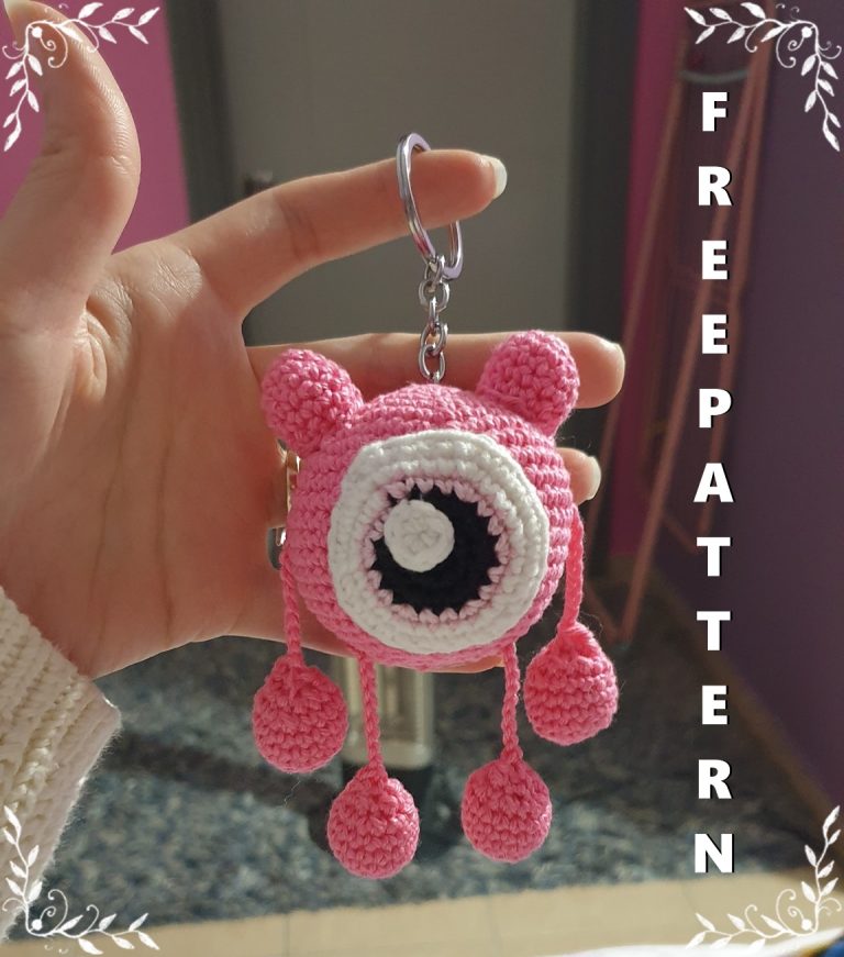 Amigurumi Monster Toy Keychain Free Pattern – Amigurumi