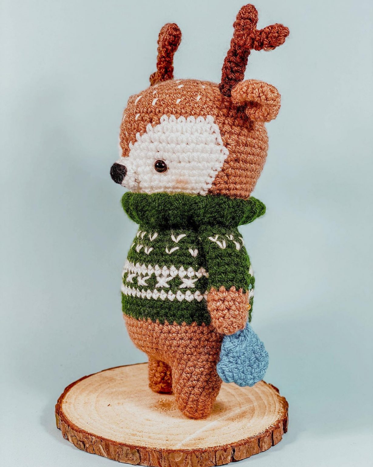 Amigurumi Free Crochet Mini Reindeer Pattern Amigurumi