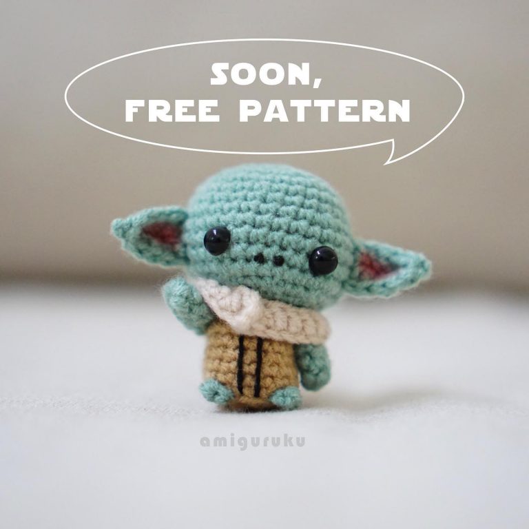 Йода амигуруми схемы