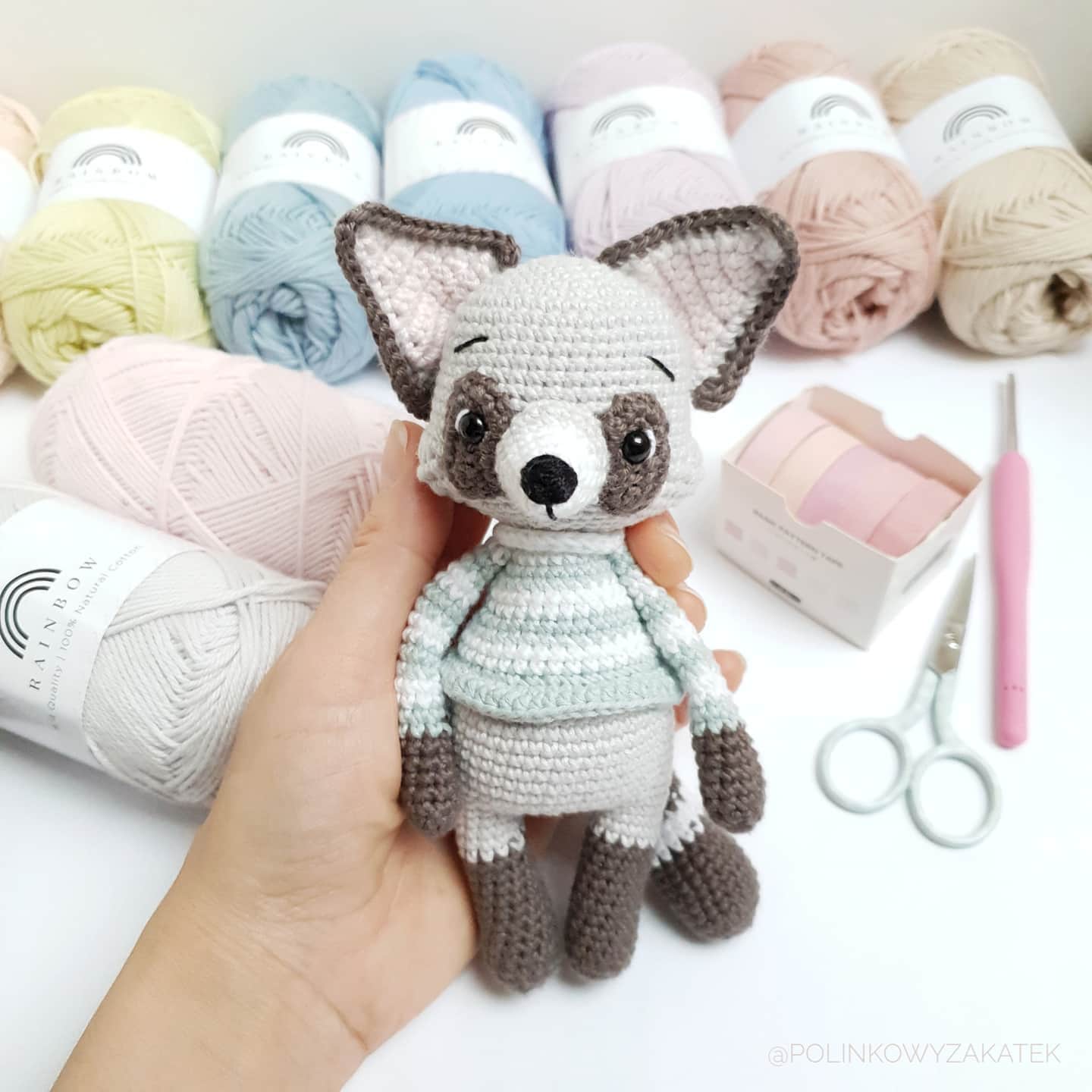 Amigurumi Raccoon Free Pattern Amigurumi