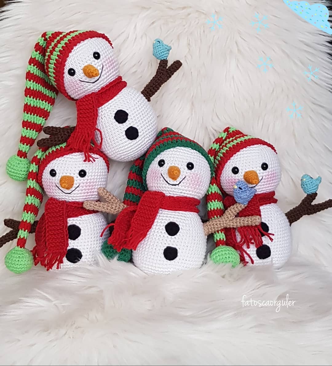 Amigurumi Snowman Crochet Free Pattern – Amigurumi