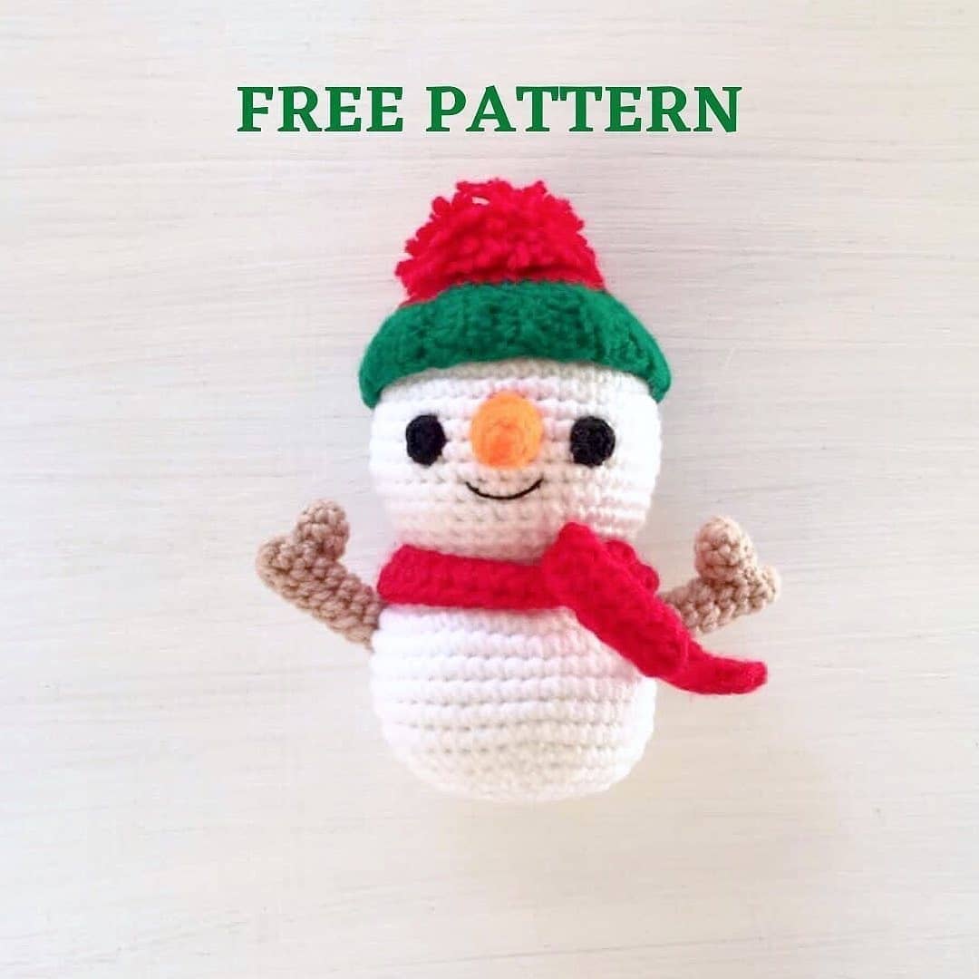 Amigurumi Snowman Crochet Free Pattern – Amigurumi