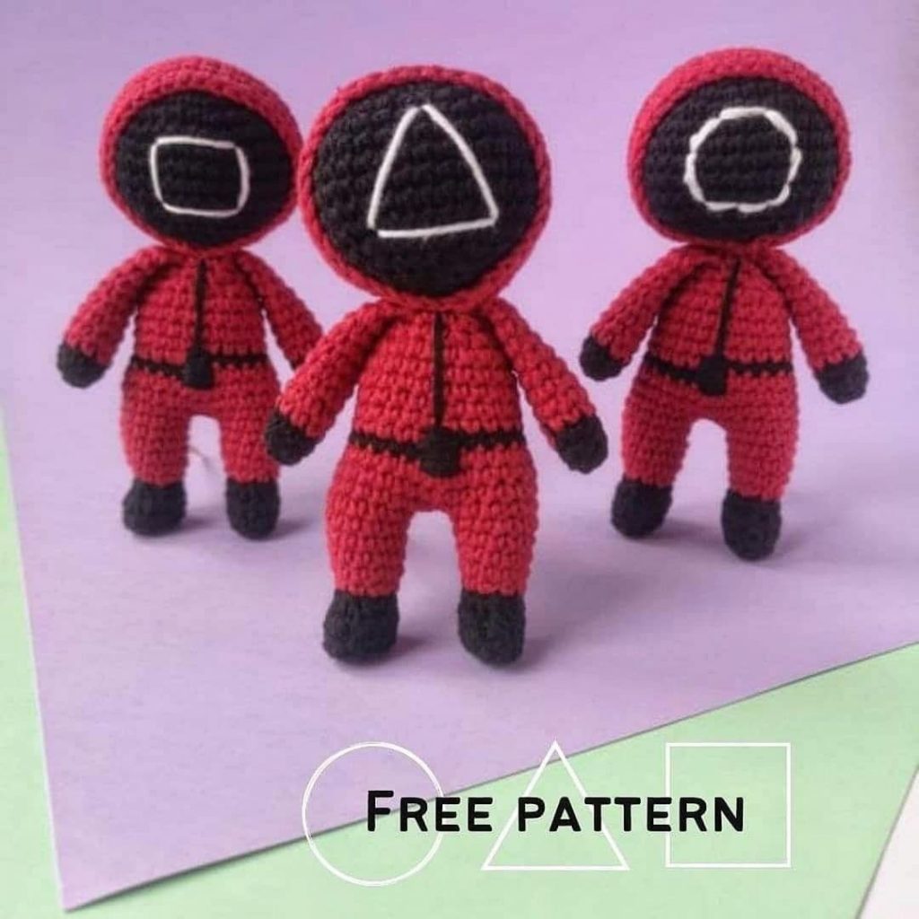 Squid Game Amigurumi Crochet Free Pattern – Amigurumi