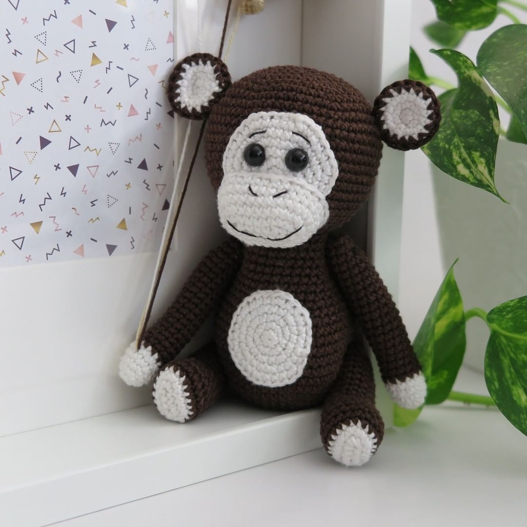 Amigurumi Crochet Banana Little Monkey Free Pattern – Amigurumi