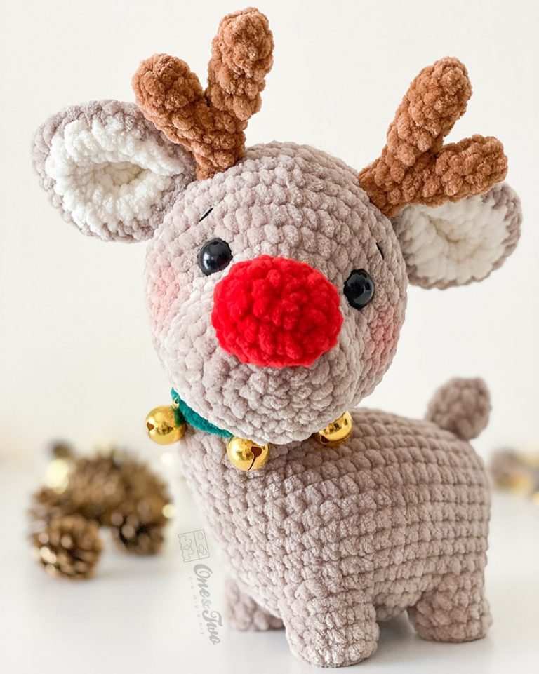 Crochet Christmas Reindeer Amigurumi Free Pattern Amigurumi