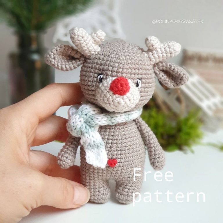 Crochet Christmas Reindeer Amigurumi Free Pattern – Amigurumi