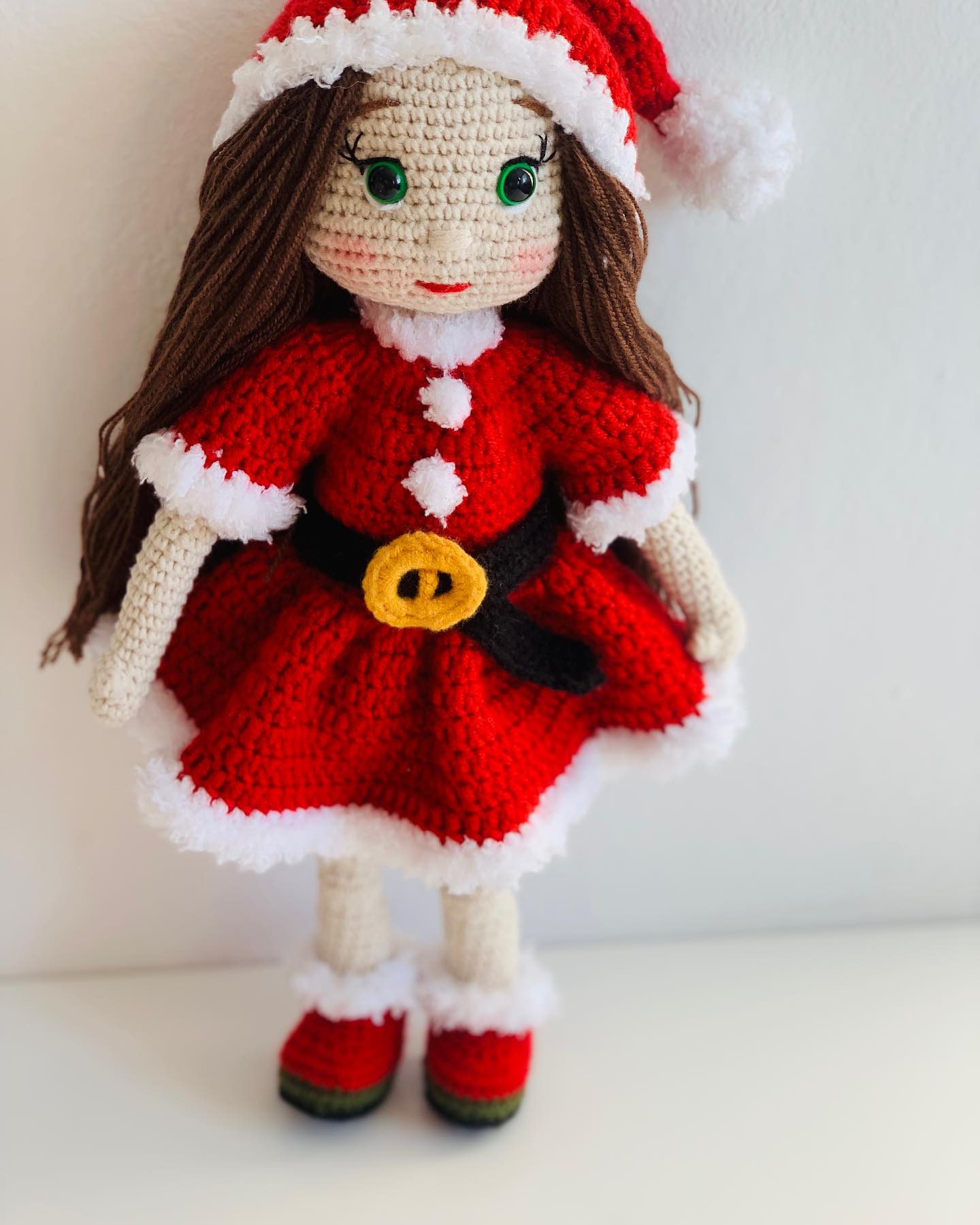 Phoebe Christmas Doll Amigurumi Free Pattern – Amigurumi