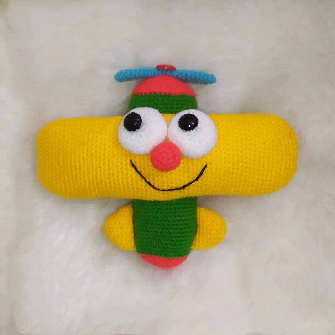 Crochet Airplane Amigurumi Free Pattern – Amigurumi