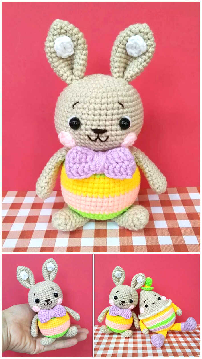 Crochet Butterfly Bunny Amigurumi Free Pattern – Amigurumi