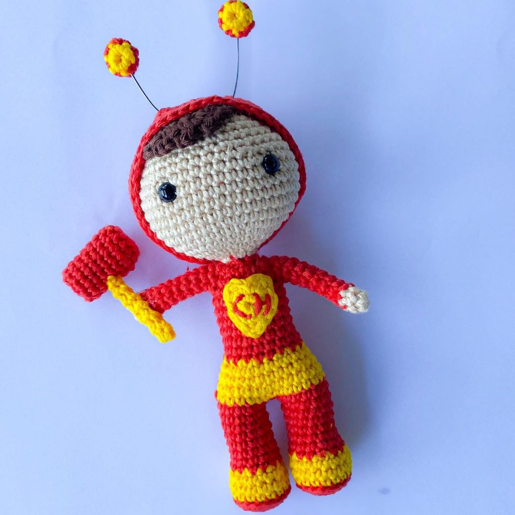 3 Pcs Anime Ladybug Colliers Renard Or Poisson Crochet Forme Joli