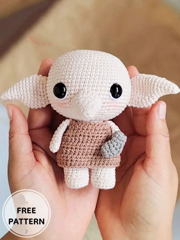Crochet Harry Potter Dobby Amigurumi Free Pattern – Amigurumi