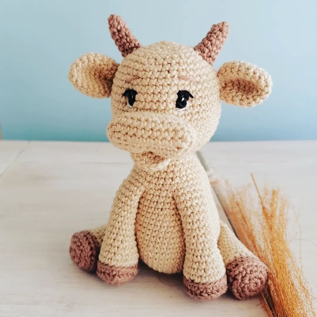 Cute Bull Amigurumi Crochet Free Pattern – Amigurumi