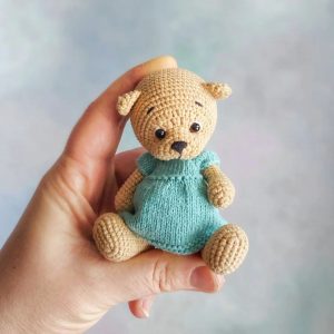 Sleepy Cute Baby Crochet Bear Amigurumi Free Pattern – Amigurumi