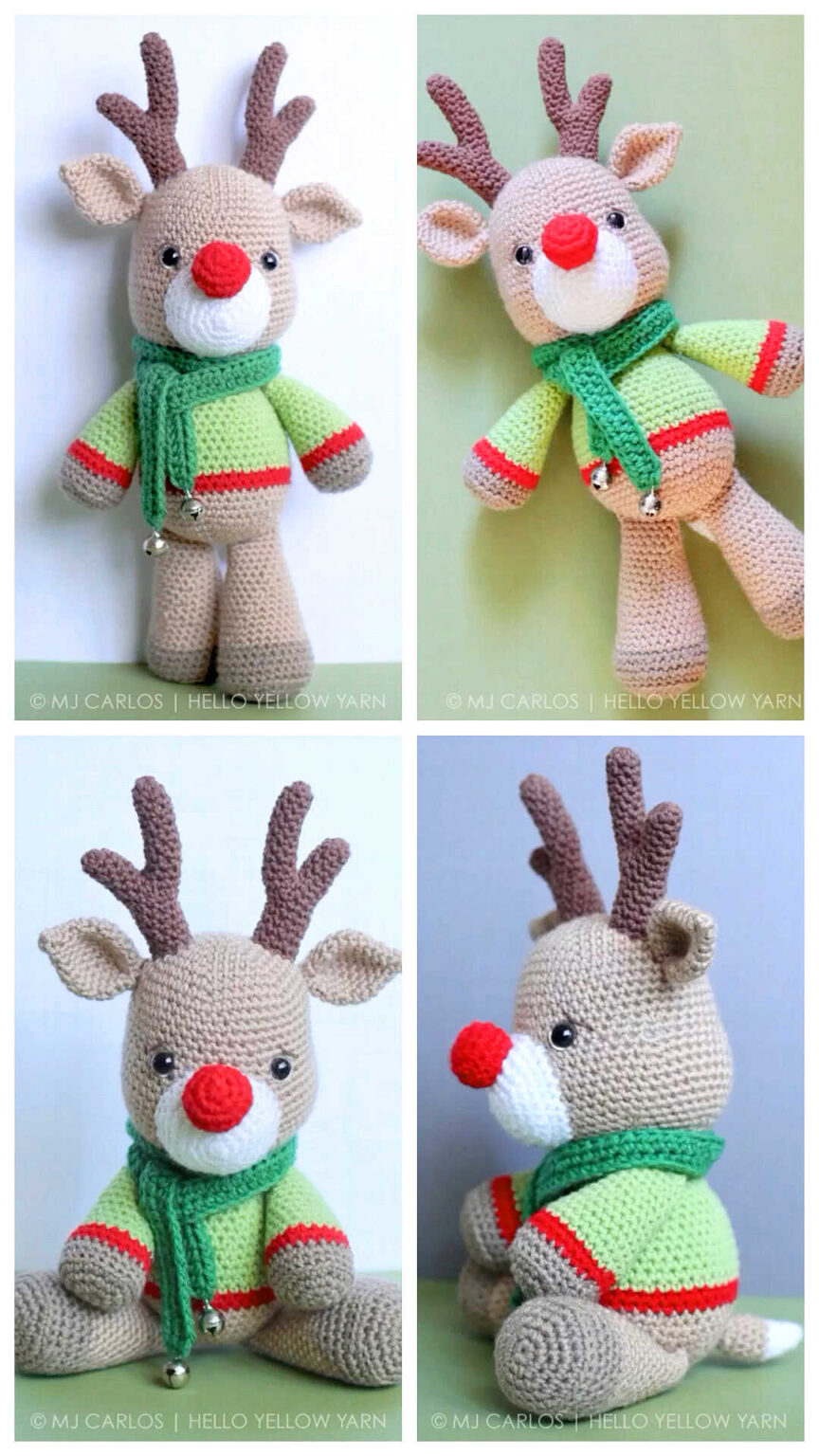 Christmas Crochet Deer Amigurumi Free Pattern – Amigurumi