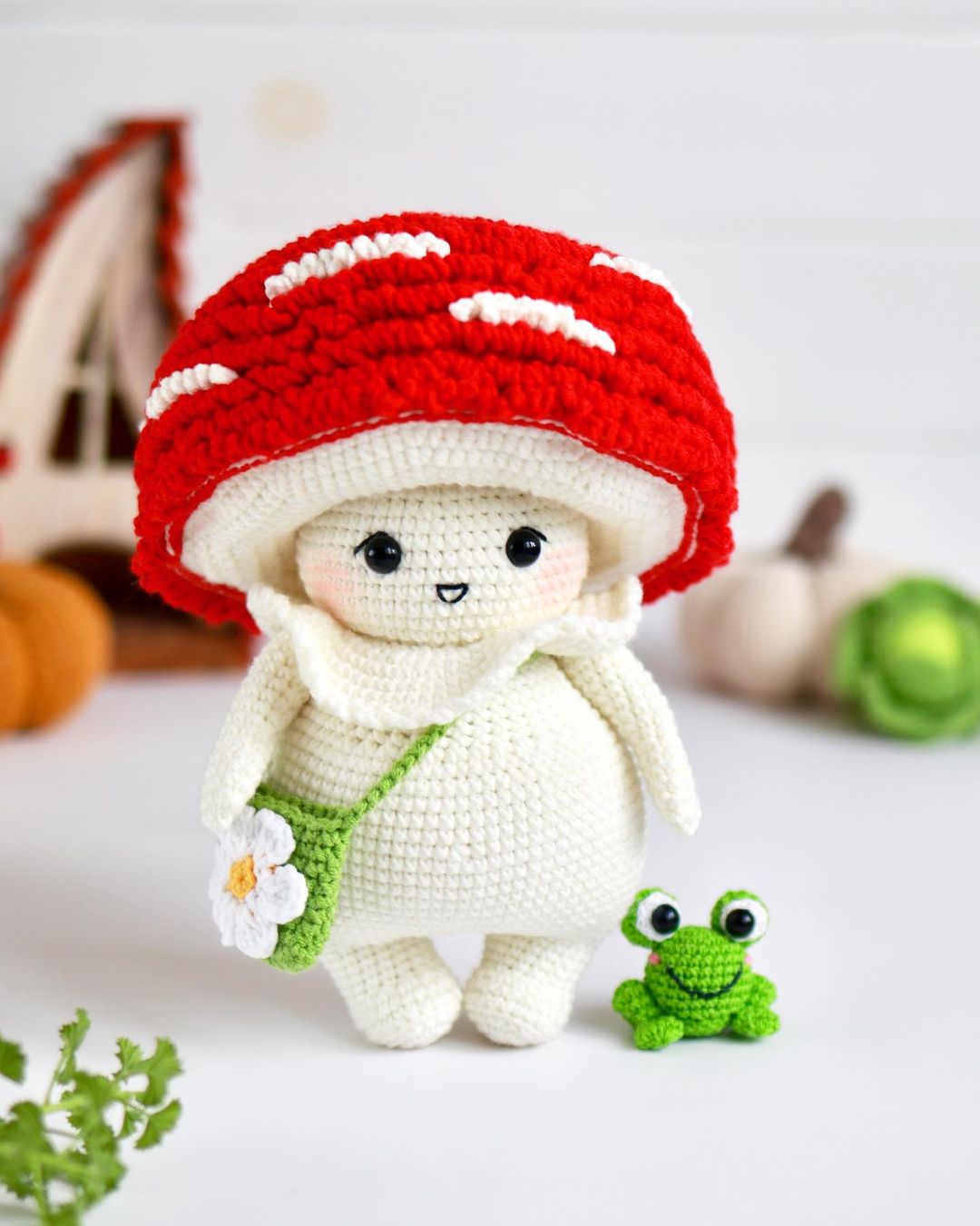 Crochet Mushroom Wildlings Amigurumi Free Pattern – Amigurumi