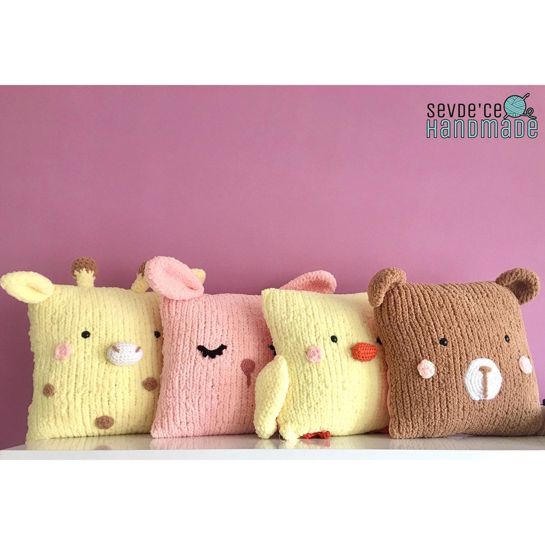 Crochet Pillow Amigurumi Free Pattern – Amigurumi