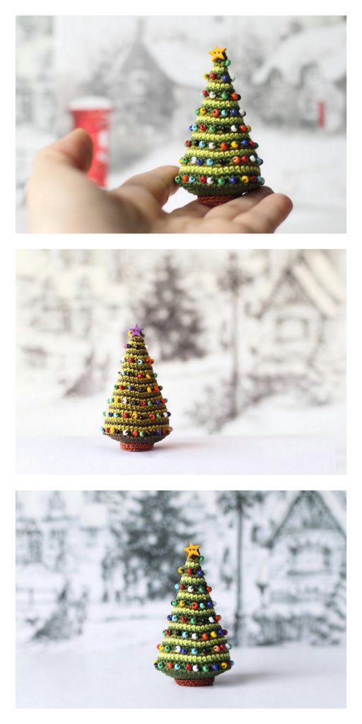 Tiny Christmas Tree Amigurumi Crochet Free Pattern – Amigurumi