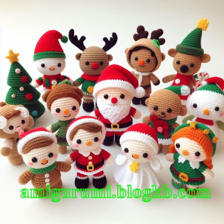 Cute Crochet Christmas Amigurumi Free Pattern Amigurumi