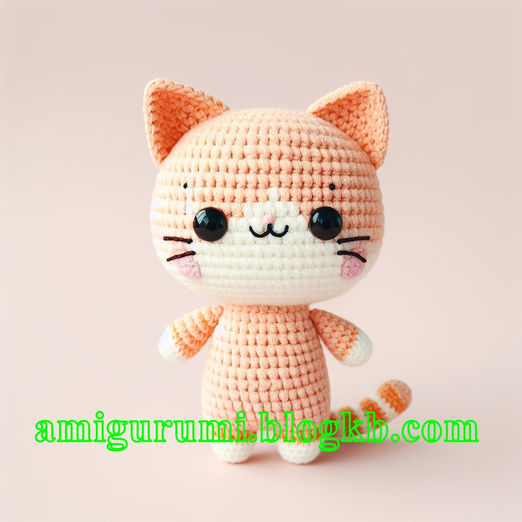 Cute Crochet Cat Free Amigurumi Pattern – Amigurumi
