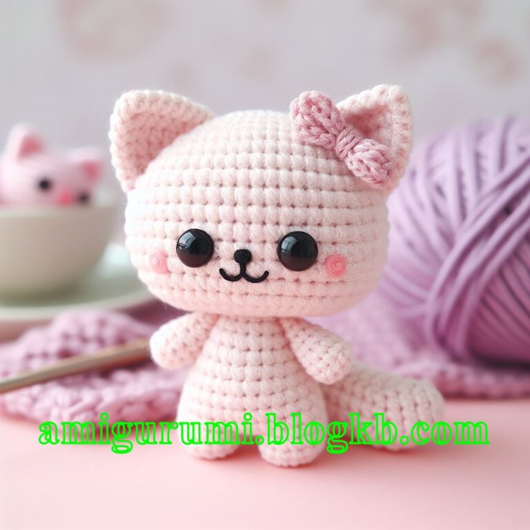 Cute Crochet Cat Free Amigurumi Pattern Amigurumi