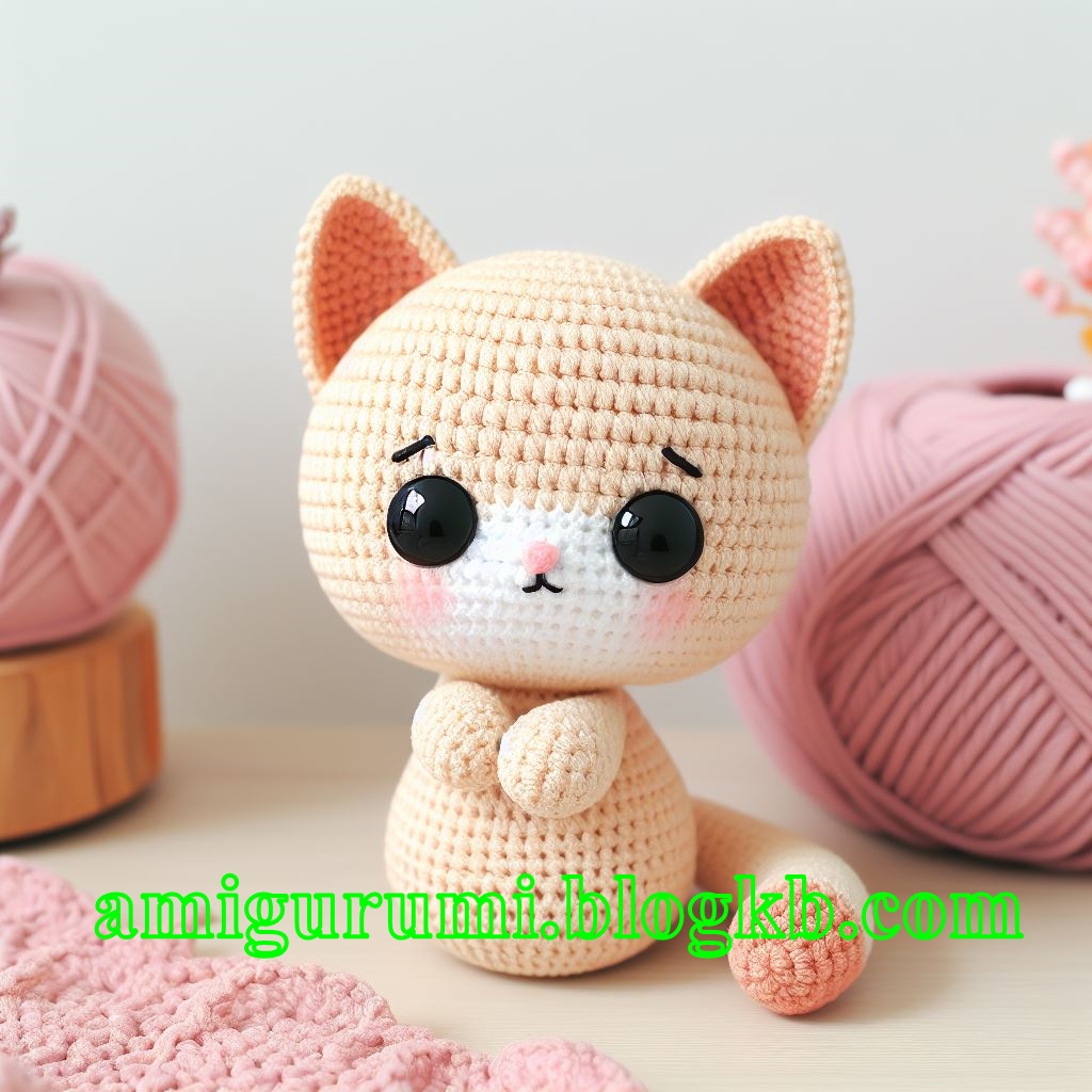 Cute Crochet Cat Free Amigurumi Pattern – Amigurumi