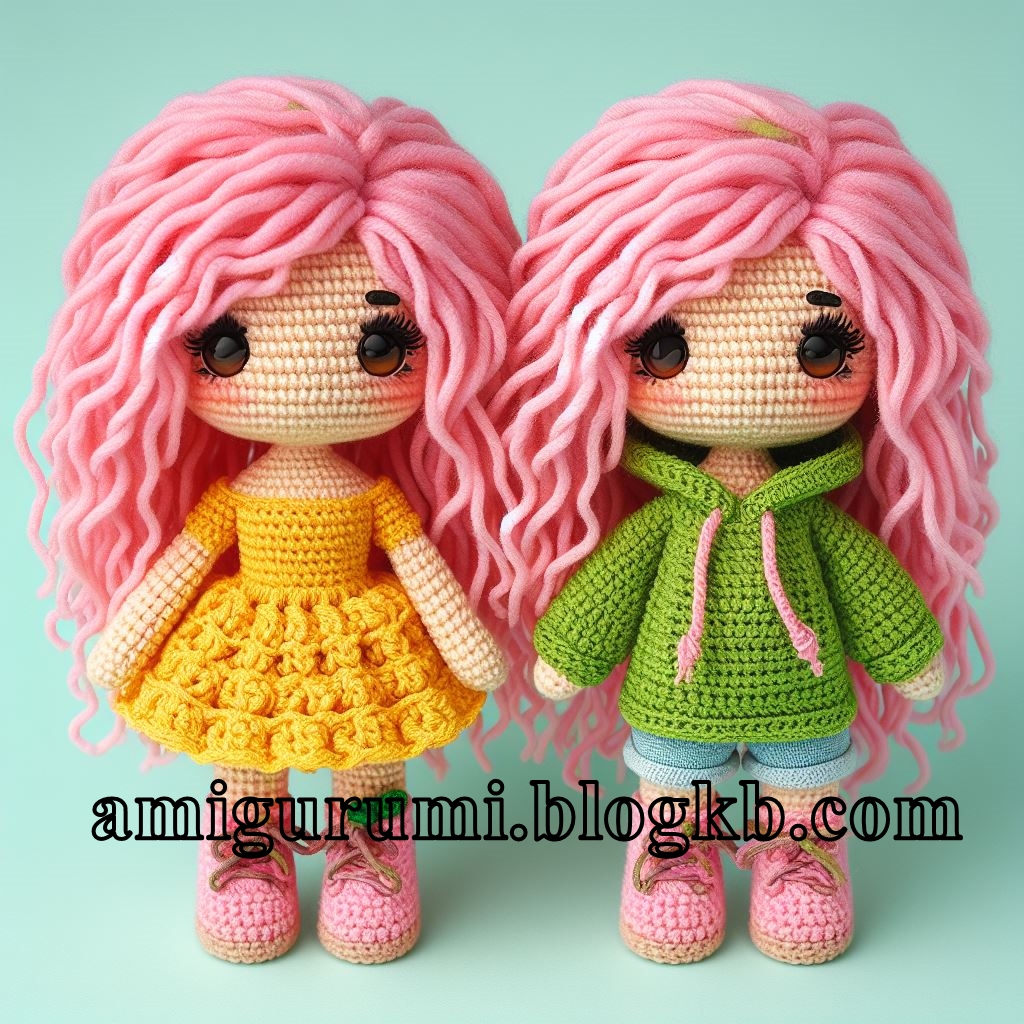 Cute Crochet Lana Doll Amigurumi Free Pattern – Amigurumi