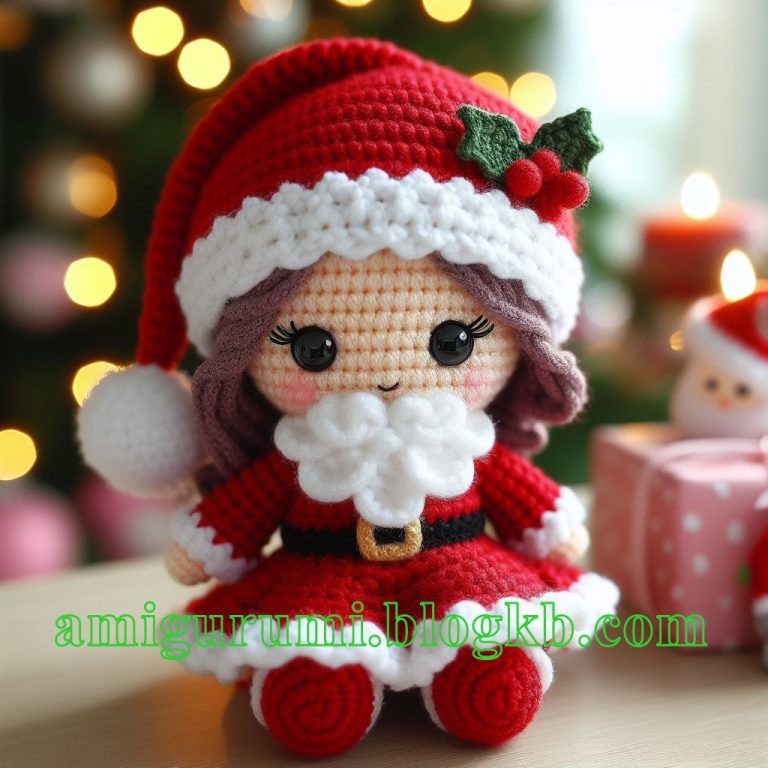 Cute Crochet Santa Doll Amigurumi Free Pattern – Amigurumi