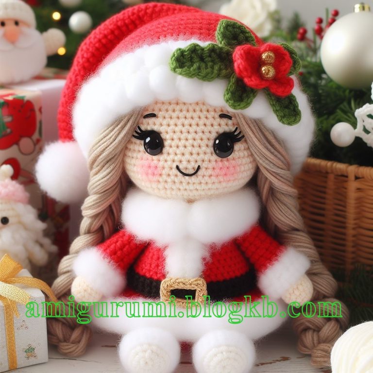 Cute Crochet Santa Doll Amigurumi Free Pattern – Amigurumi