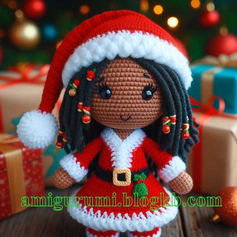 Cute Crochet Santa Doll Amigurumi Free Pattern – Amigurumi
