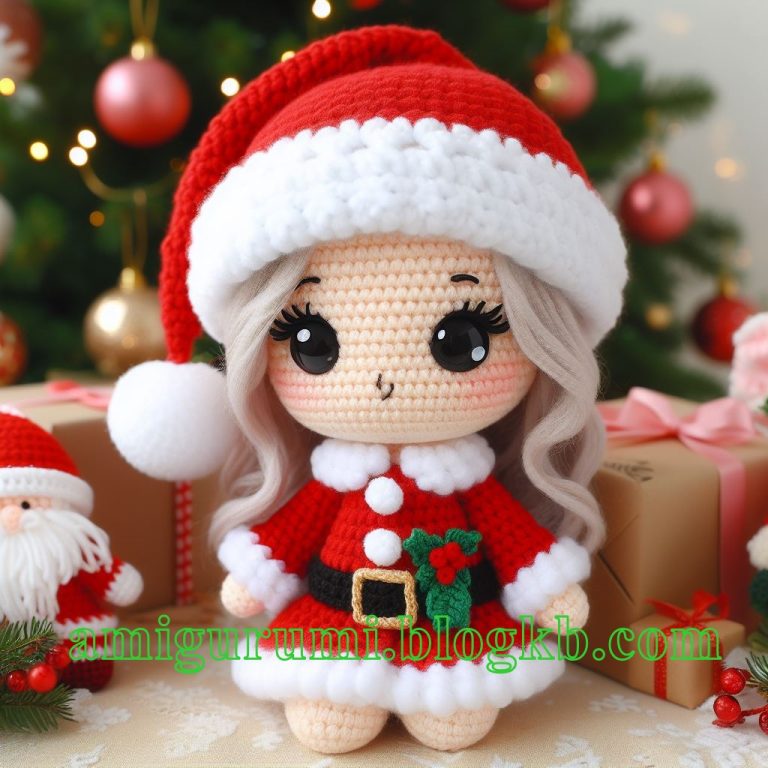 Cute Crochet Santa Doll Amigurumi Free Pattern – Amigurumi