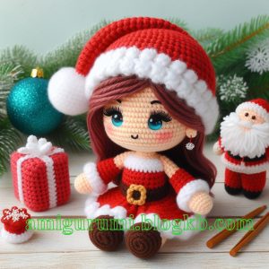 Cute Crochet Santa Doll Amigurumi Free Pattern – Amigurumi